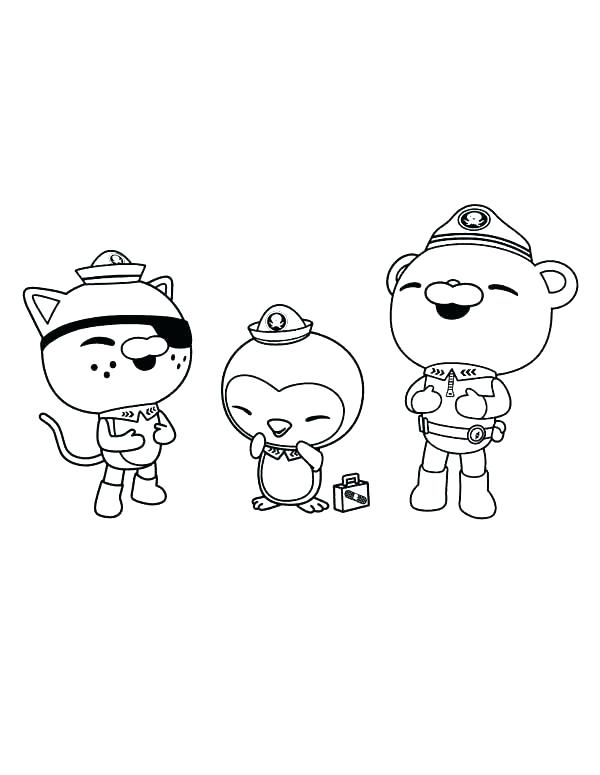 600x775 Octonauts Coloring Pages Coloring Pages Captain Barnacles Coloring