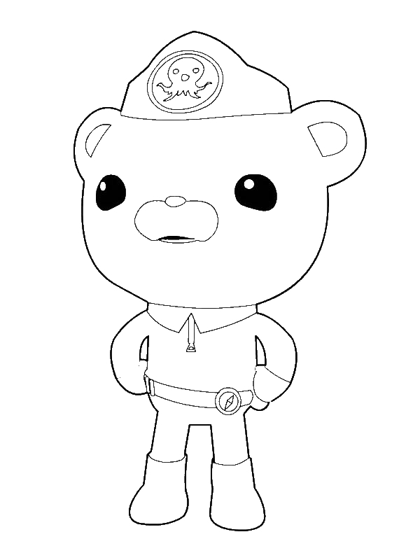 600x800 Captain Barnacles Coloring Pages Octonauts Coloring Pages Captain