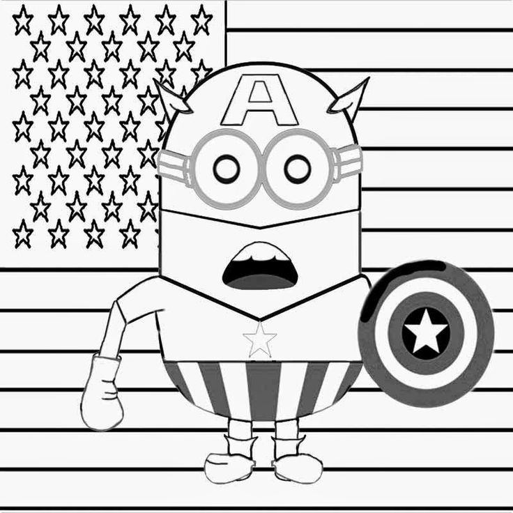 736x736 Coloring Pages Of Minions