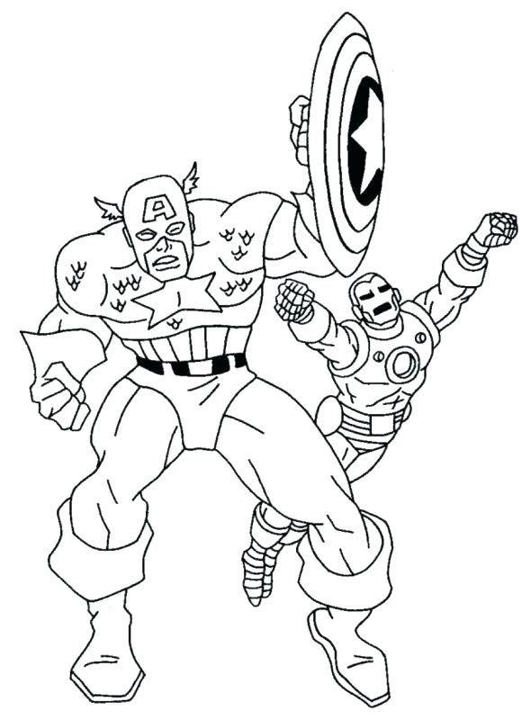 580x800 America Coloring Pages Coloring Pictures Of Captain And Captain