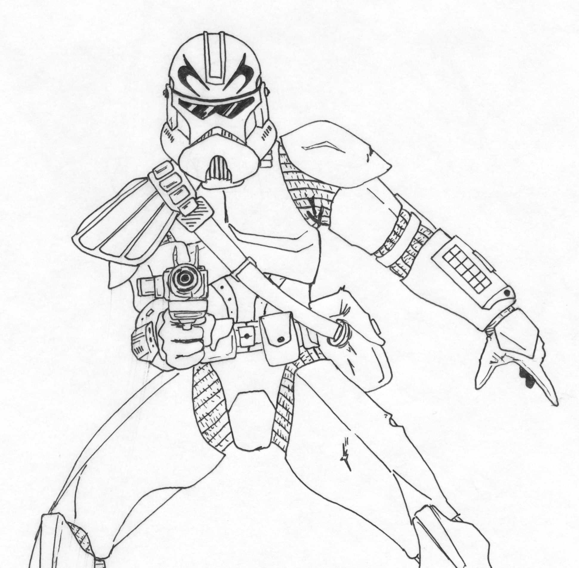 Captain Rex Coloring Pages