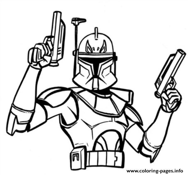 600x557 Print Star Wars Captain Rex Coloring Pages Lineart Star Wars
