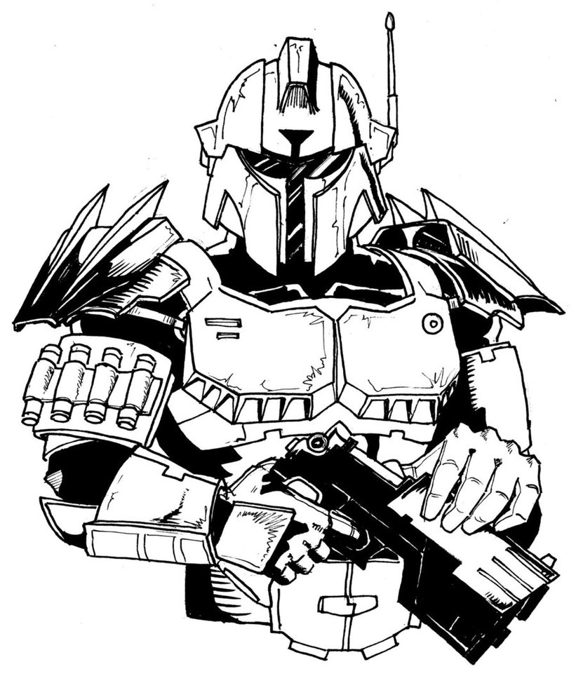 821x974 Star Wars Captain Rex Coloring Pages