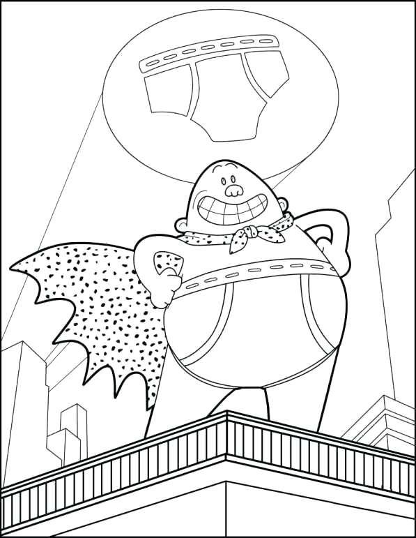 Captain Underpants Coloring Pages