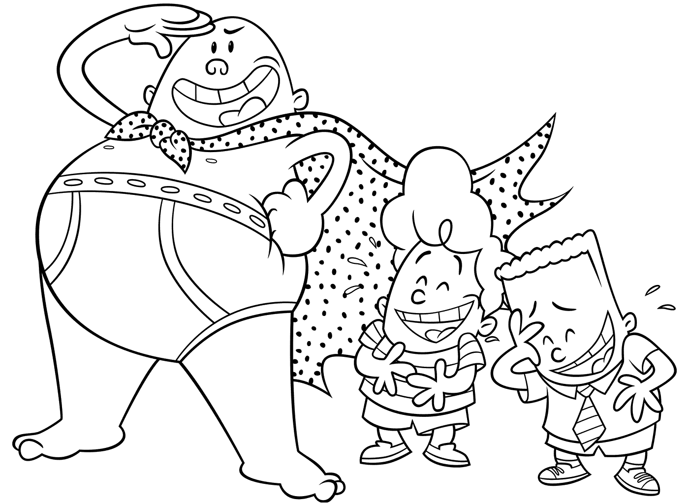 1400x1024 Captain Underpants Coloring Pages Free Collection Coloring