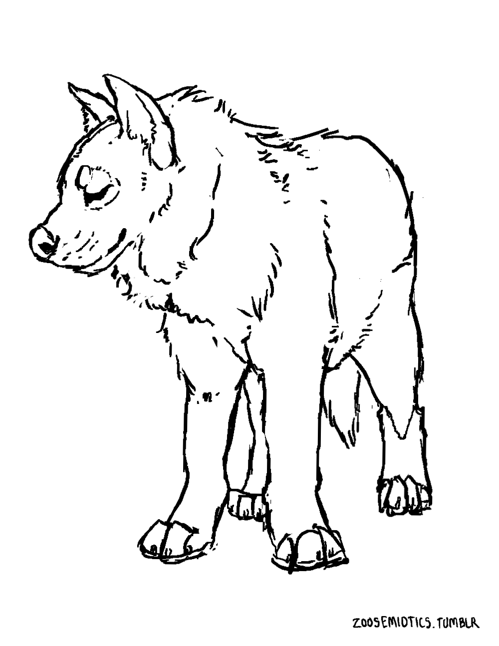 1000x1294 Contemporary Capybara Coloring Page Sketch