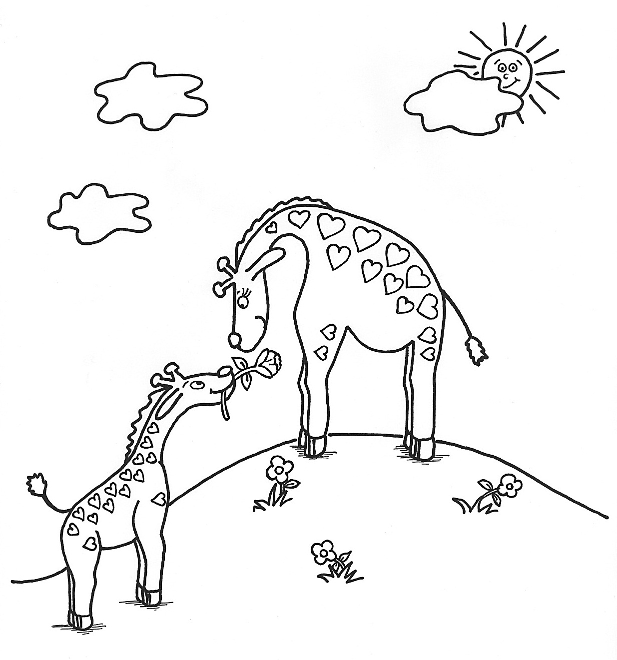 1235x1321 Happy Mother's Day Coloring Pages
