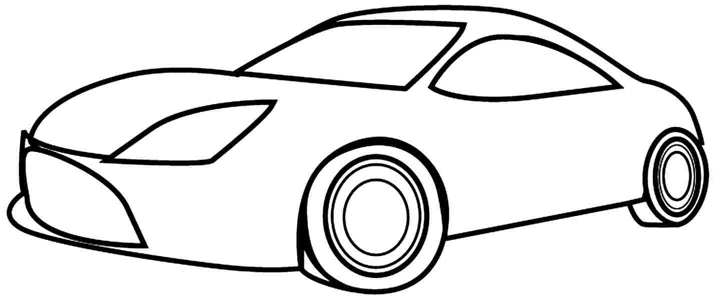 1429x600 Car Coloring Pages For Preschoolers Printable 26 Simple 6003