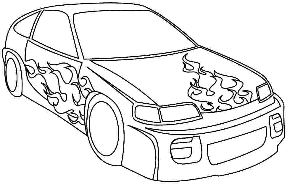 970x625 Sports Car Coloring Pages Printable Printable Coloring Page