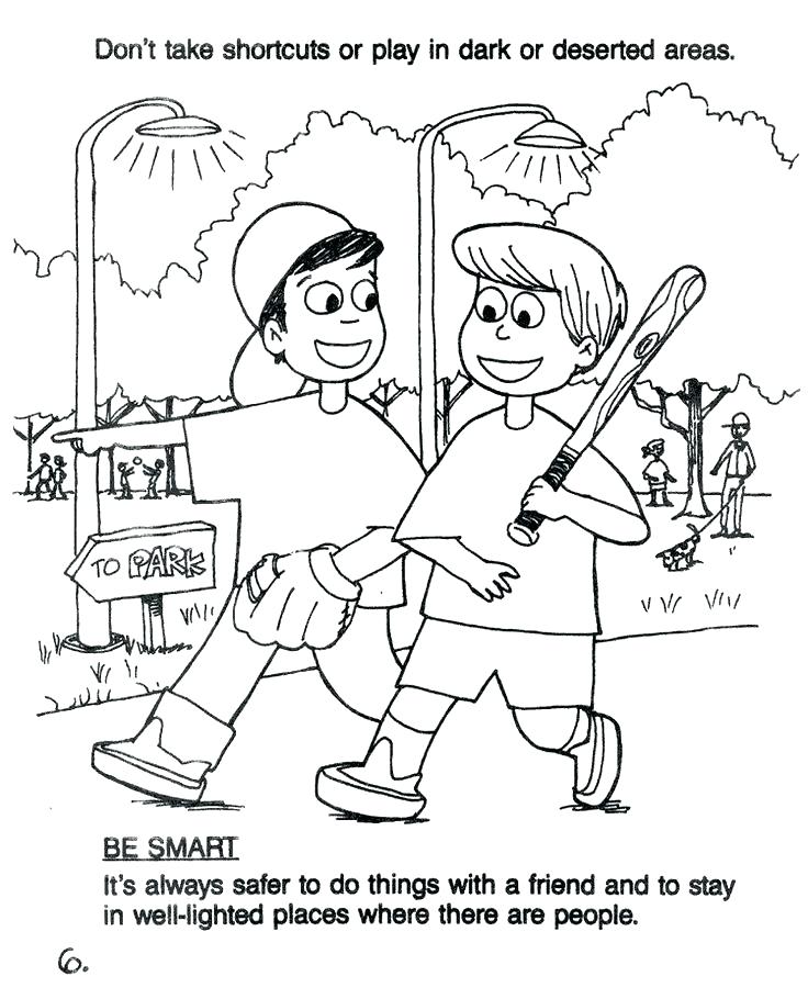 736x910 Halloween Safety Coloring Pages Safe Halloween Safety Coloring
