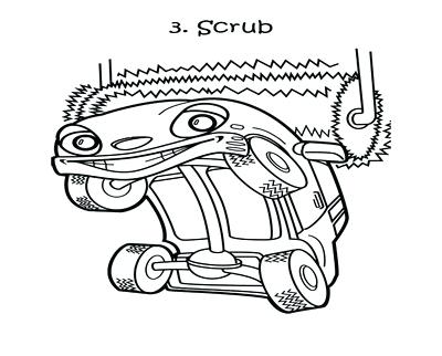 400x322 Car Wash Coloring Pages