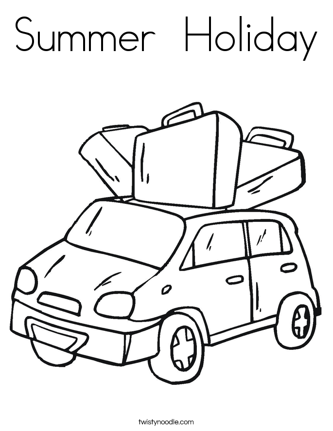 685x886 Summer Holiday Coloring Page Twisty Noodle, Holiday Colouring