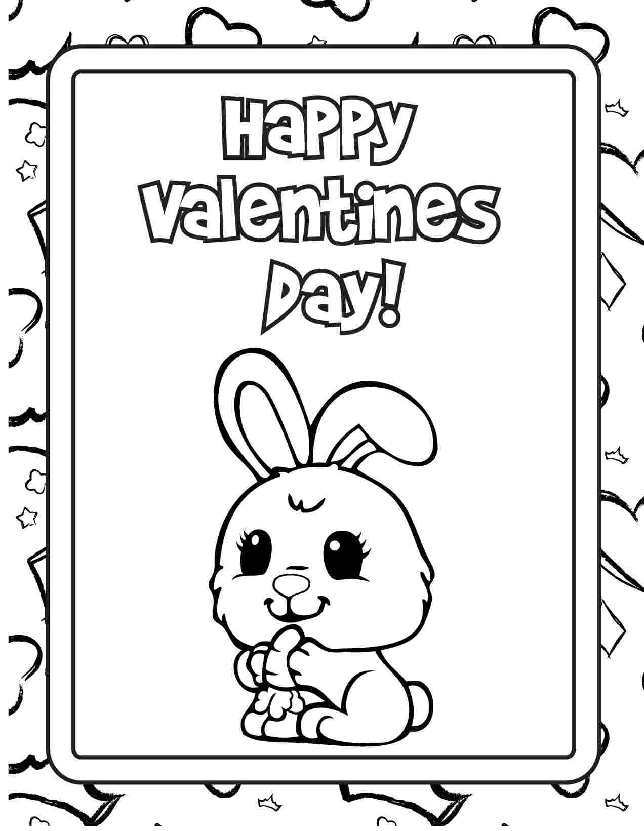 1272x1641 Valentine Card Coloring Pages Ebestbuyvn.co