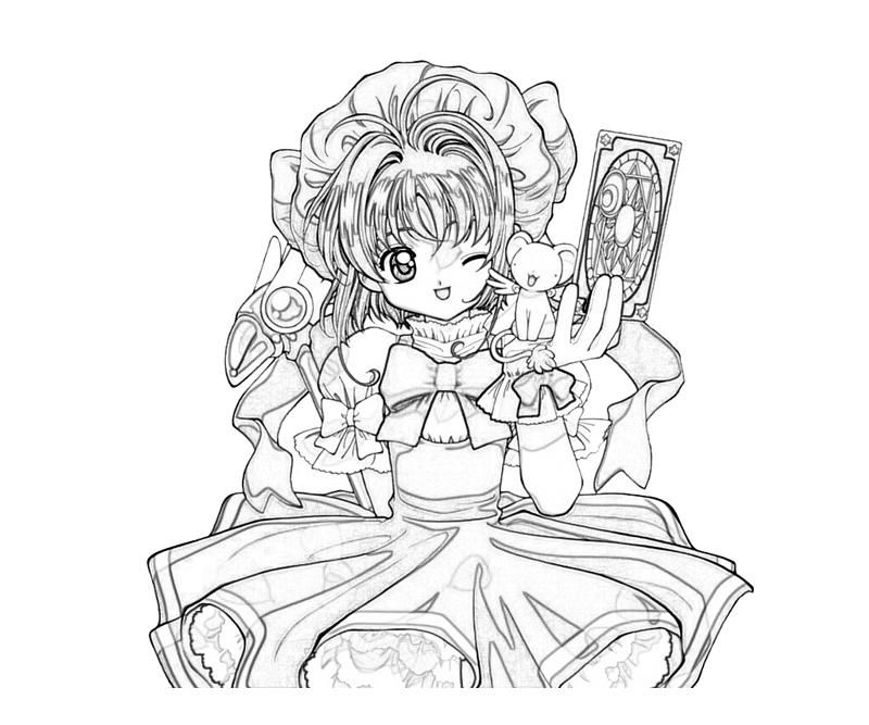 800x667 Free Cardcaptor Sakura Coloring Pages Cardcaptor Sakura Sakura