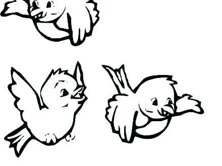 440x330 Cardinal Coloring Page