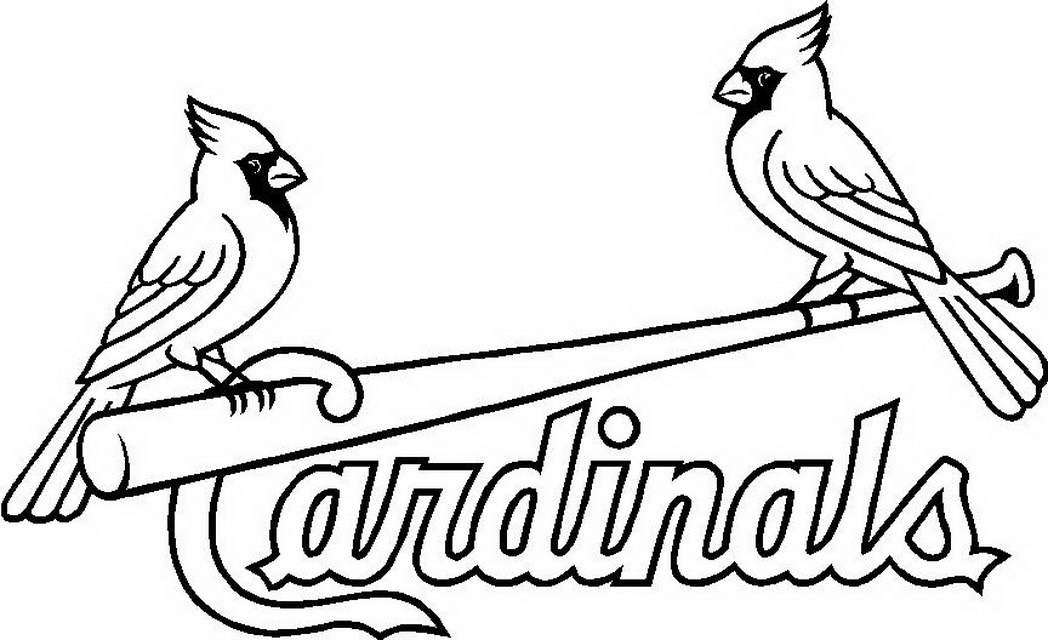 1048x640 Cardinals Mlb Colouring Pages 377737 Coloring For Free 2015