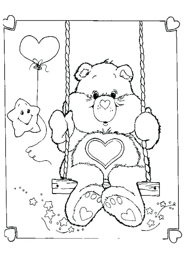 607x850 Smokey The Bear Coloring Pages Hibernating Bear Coloring Page