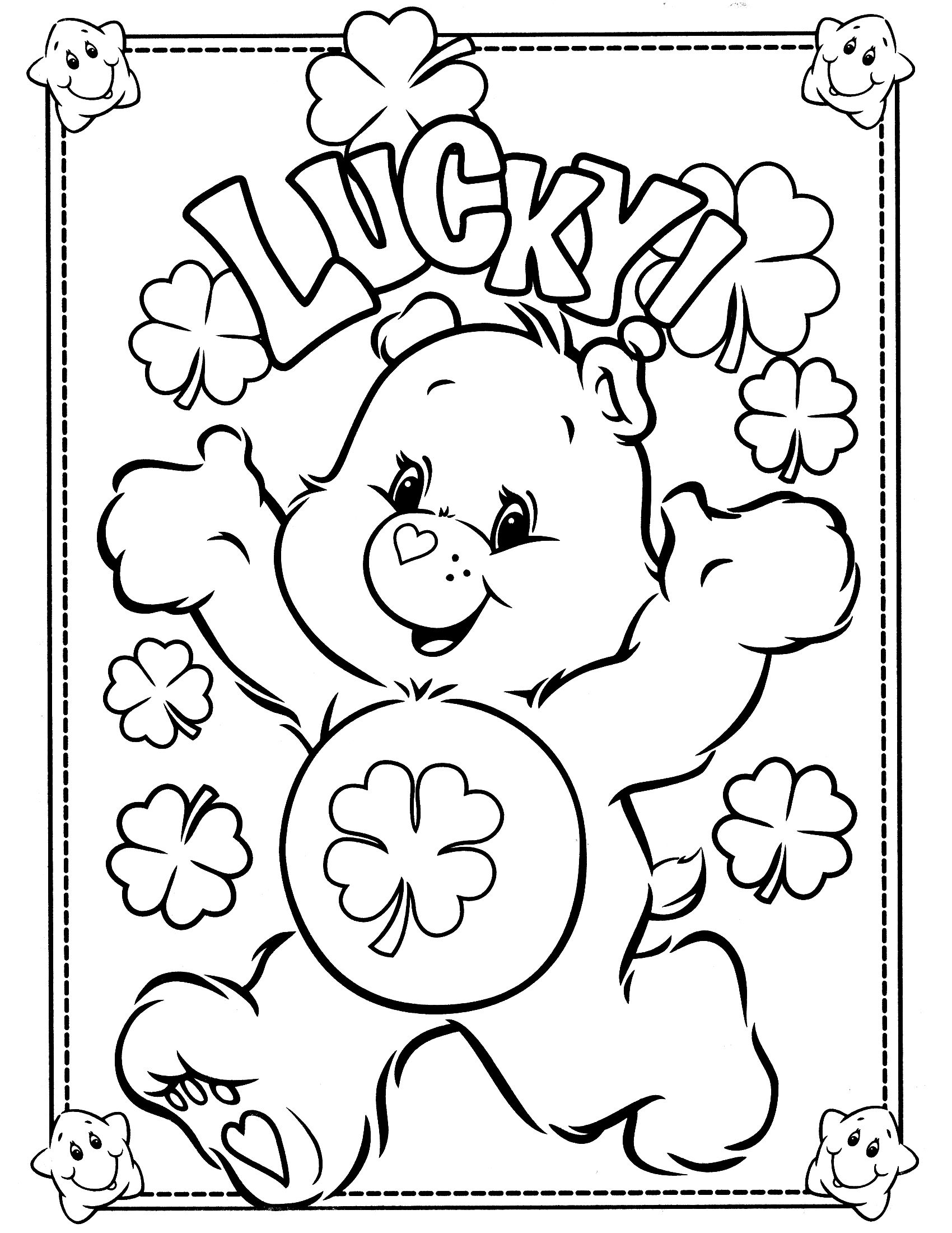 1700x2200 Care bears coloring pages Care Bears Coloring Page 6 Coloring