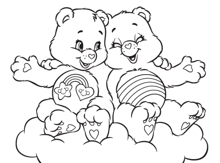 450x334 Care Bears Coloring Page! Care Bears Games Amp Activities