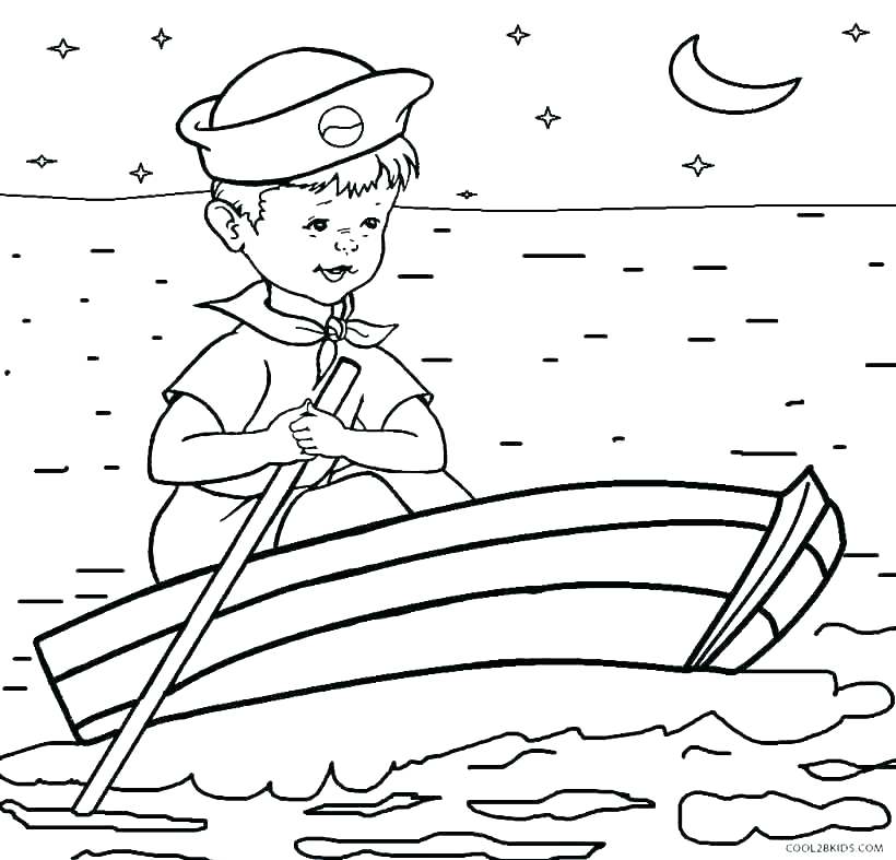 820x787 Printable Boat Coloring Pages For Kids Coloring Pages Of Boats