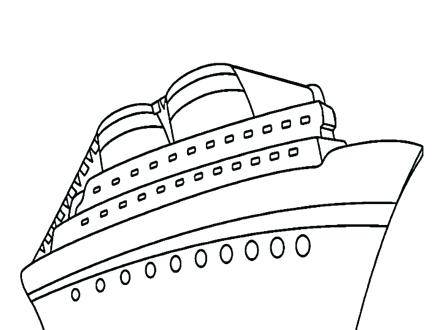 440x330 Ship Coloring Pages Cargo Ship Coloring Page For Kids Cruise Ship
