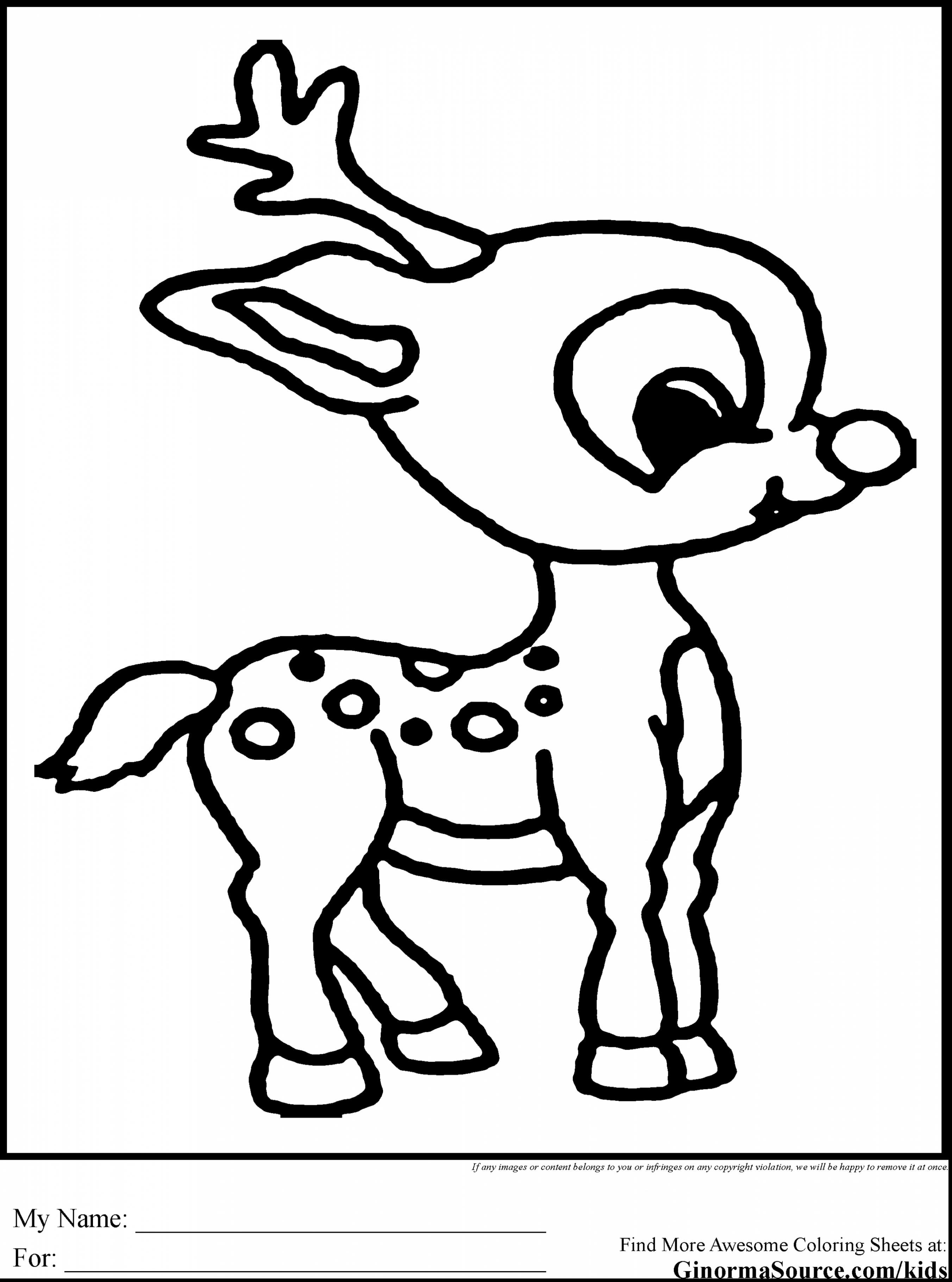 2704x3641 Rudolph Coloring Pages Great The Red In Reindeer Face Page Wagashiya