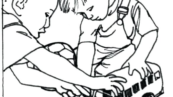 585x329 Sharing Coloring Page S Sharing And Caring Coloring Pages
