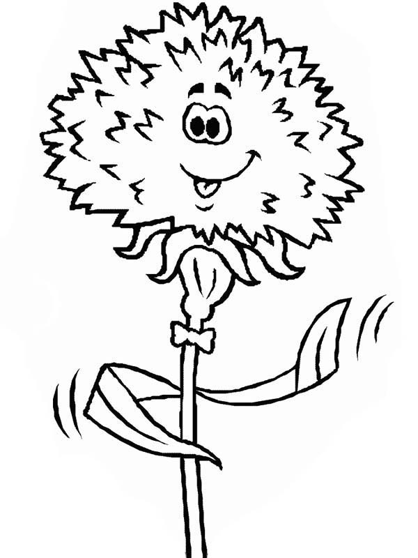 600x800 Carnation Flower Dancing Style Coloring Page Coloring Sun