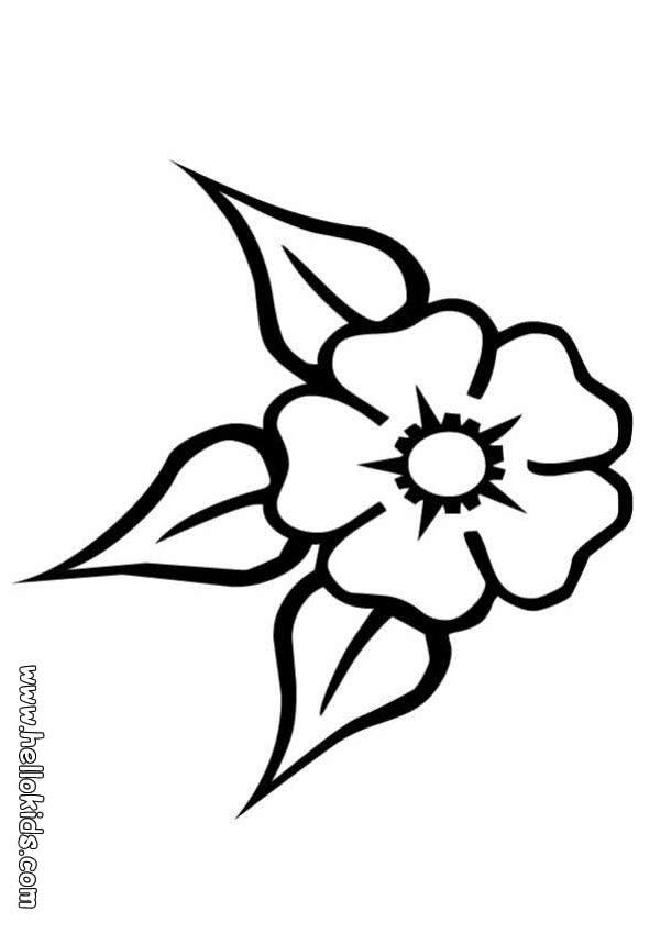 601x850 Flower Coloring Pages