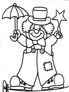 236x314 Wb July 1969 F Circus Clown, Color Sheets And Embroidery