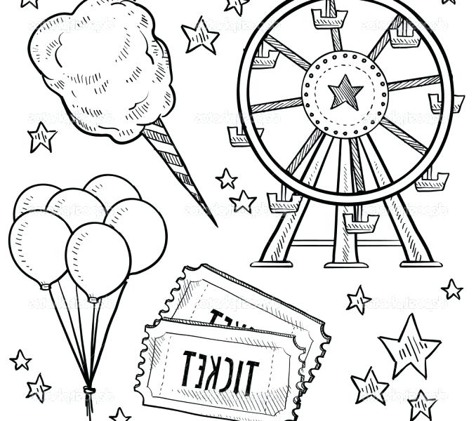 678x600 Magic Carnival Coloring Sheets New Of The Animals Pages 22300