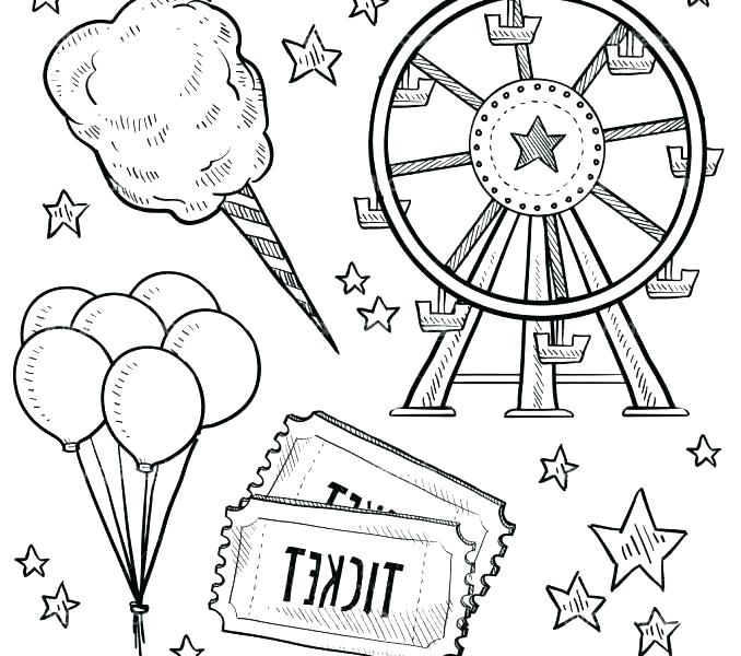 678x600 Carnival Coloring Page Carnival Of The Animals Coloring Pages