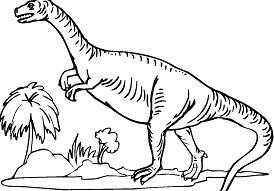 274x191 Jurassic Park Carnotaurus Coloring Page