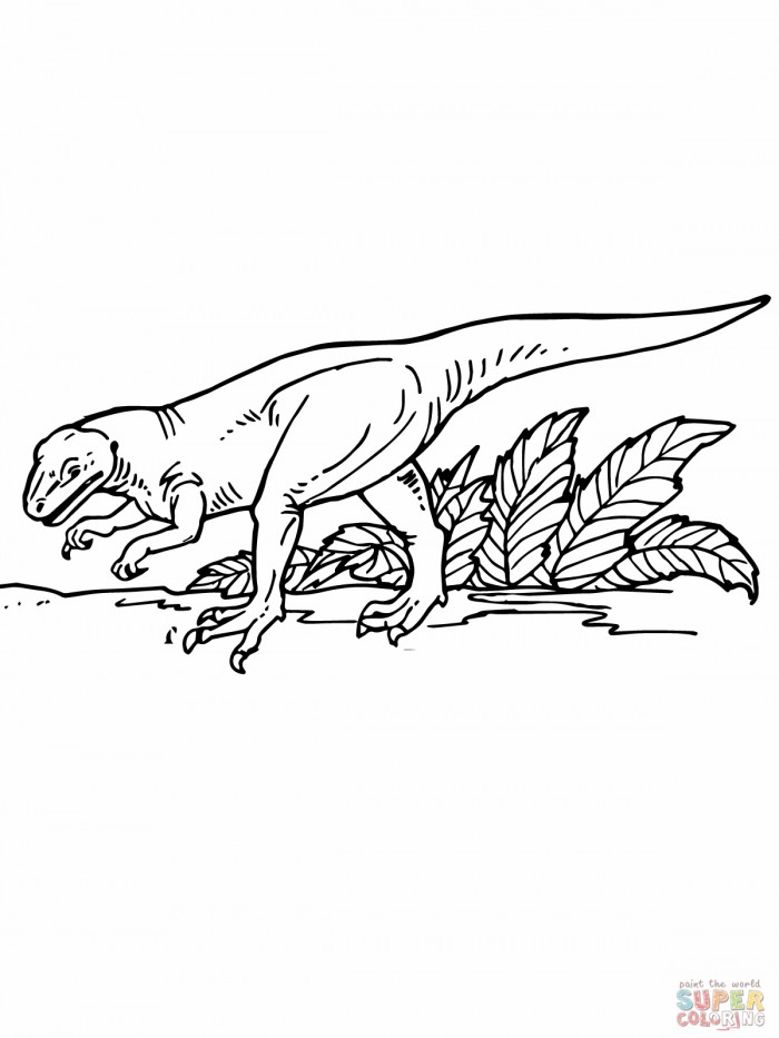 700x933 Ankylosaurus Coloring Book Allosaurus Page Sheet Online