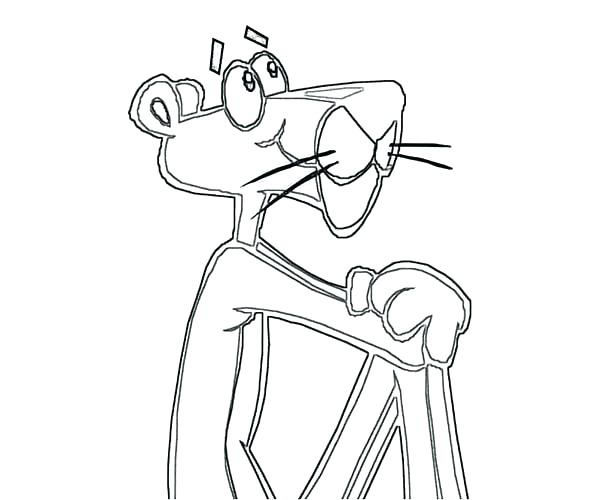 600x500 Carolina Panthers Coloring Pages Kids Drawing Pink Panther