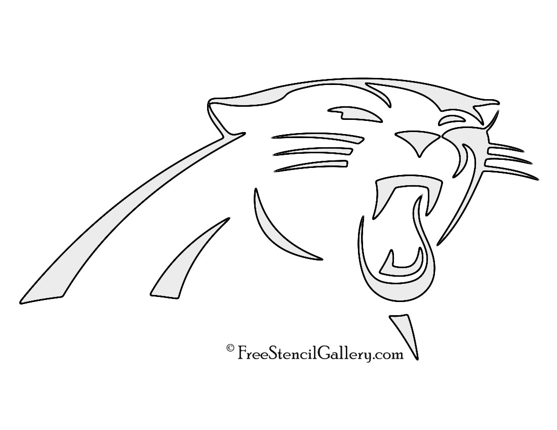 1100x850 Carolina Panthers Logo Coloring Page Pages