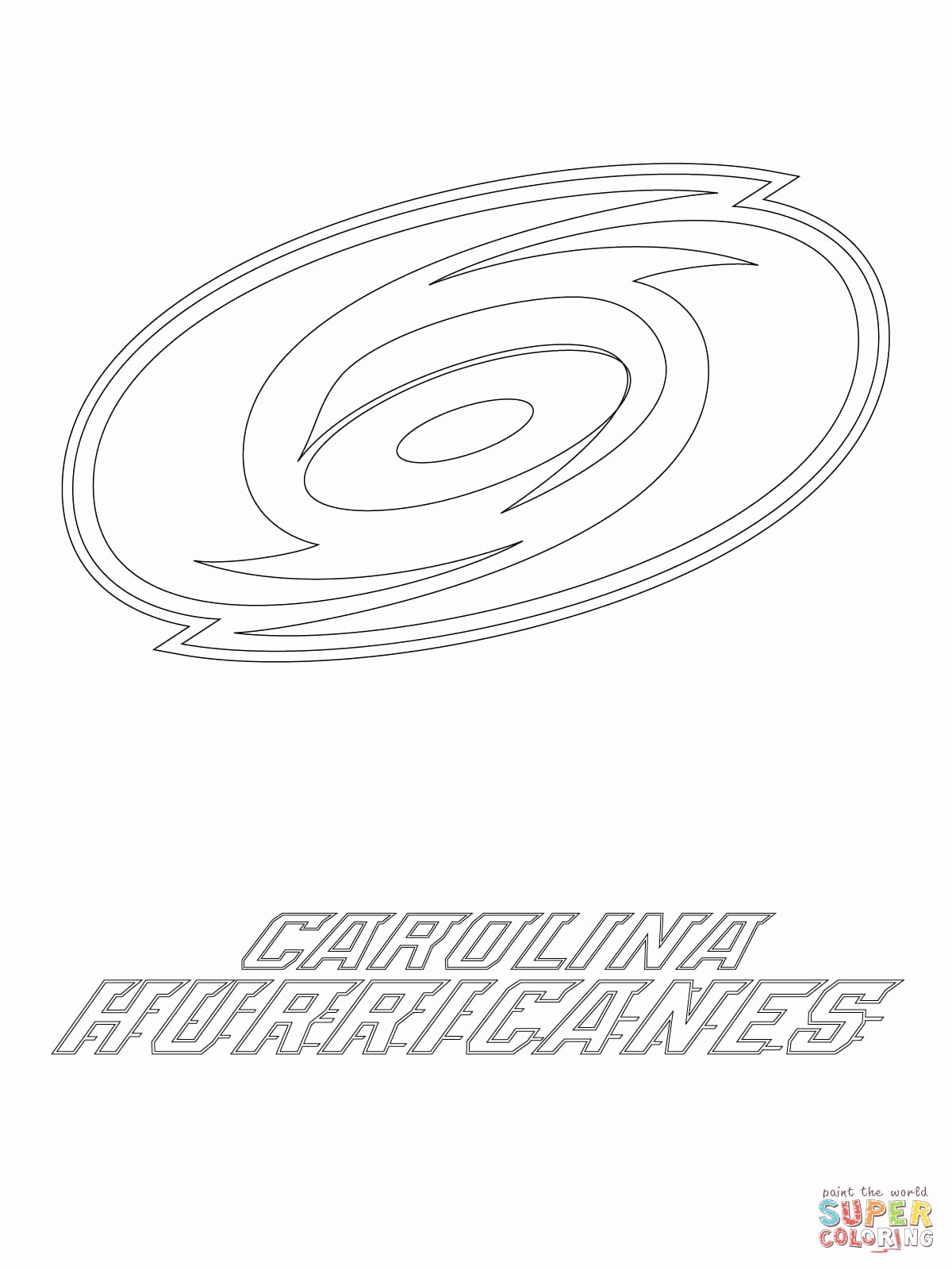 Carolina Panthers Logo Coloring Pages