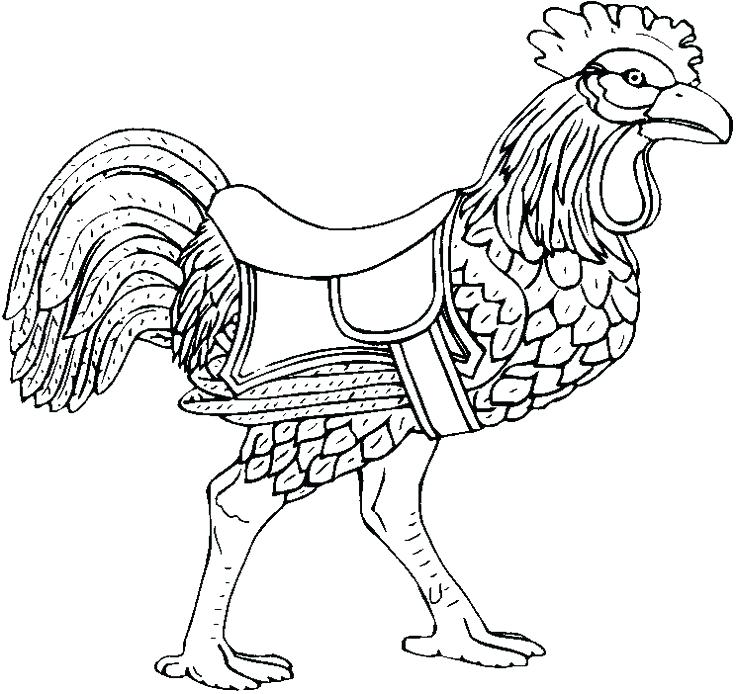 736x694 Carousel Coloring Pages Carousel Animals No Horses Allowed