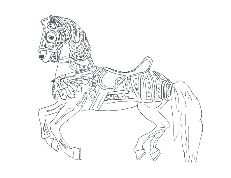 792x612 Carousel Coloring Page Carousel Coloring Pages Carousel Horse