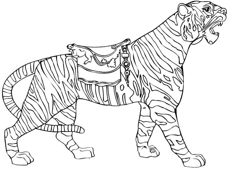 736x547 Carousel Coloring Pages Extraordinary 117 Best Carousel Animal