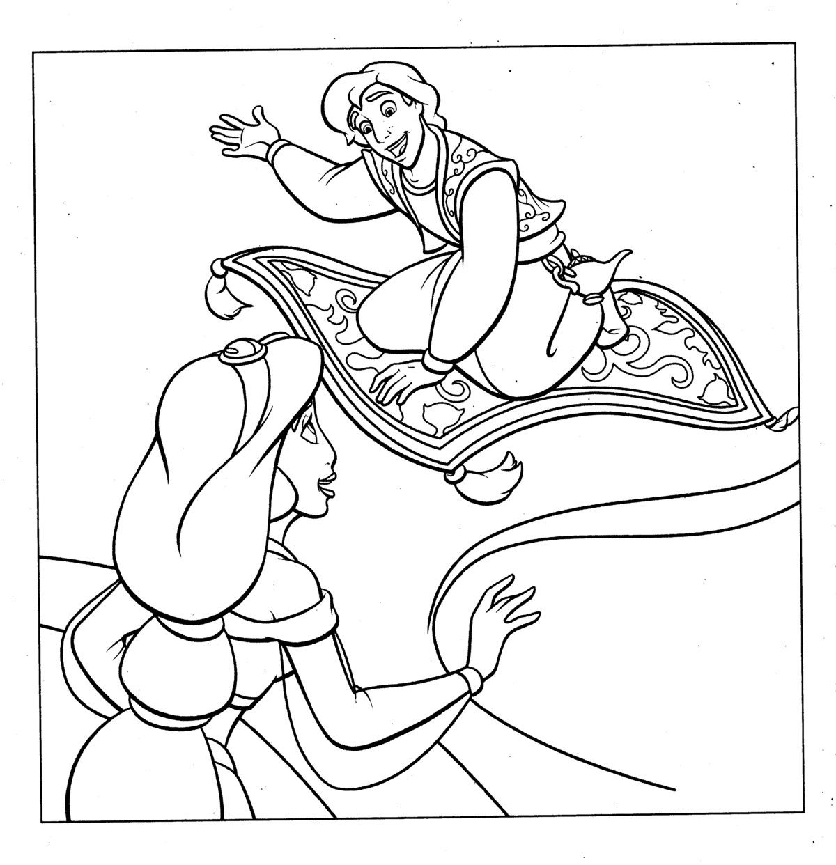 1200x1242 Jasmine Aladding Magic Carpet Color.jpg Disney'S