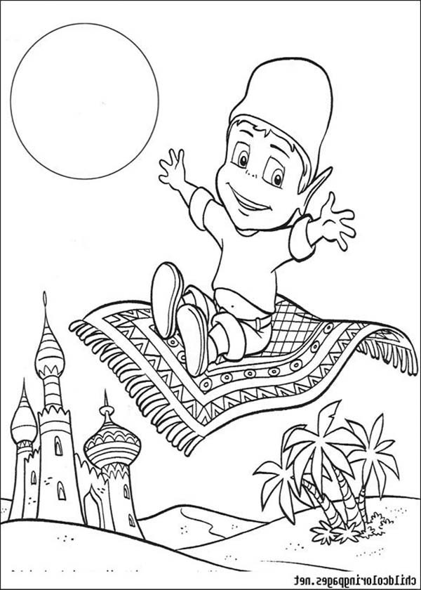 600x840 Adiboo Ride Magic Carpet Coloring Pages Batch Coloring