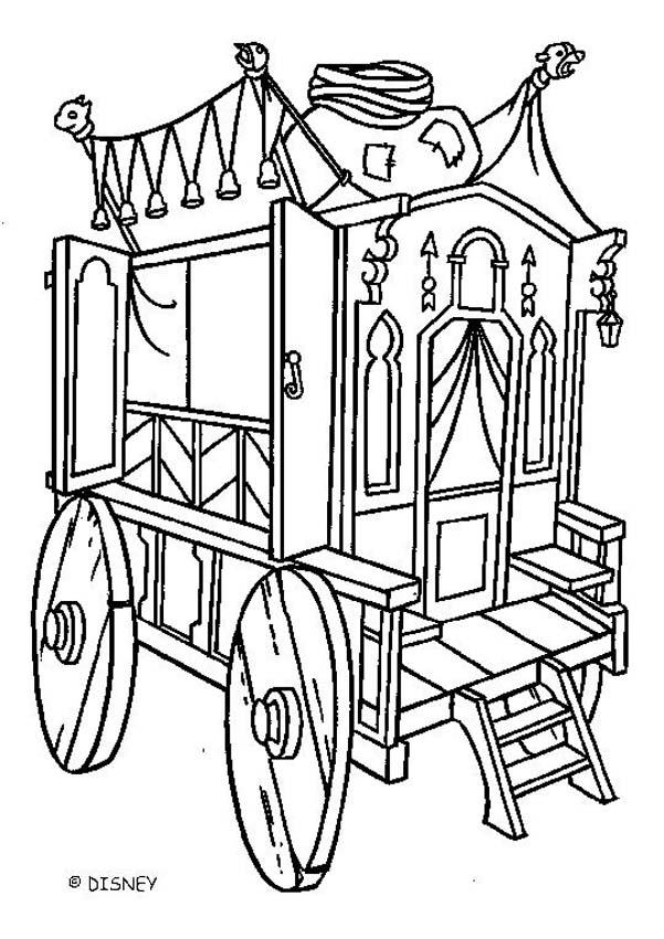601x850 Hunchback Carriage Coloring Pages
