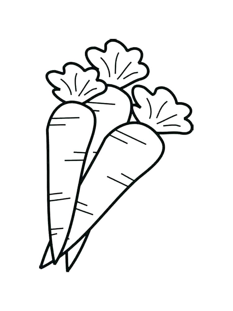750x1000 Carrot Coloring Page Rabbit Eat Carrot Coloring Pages Cute Carrot