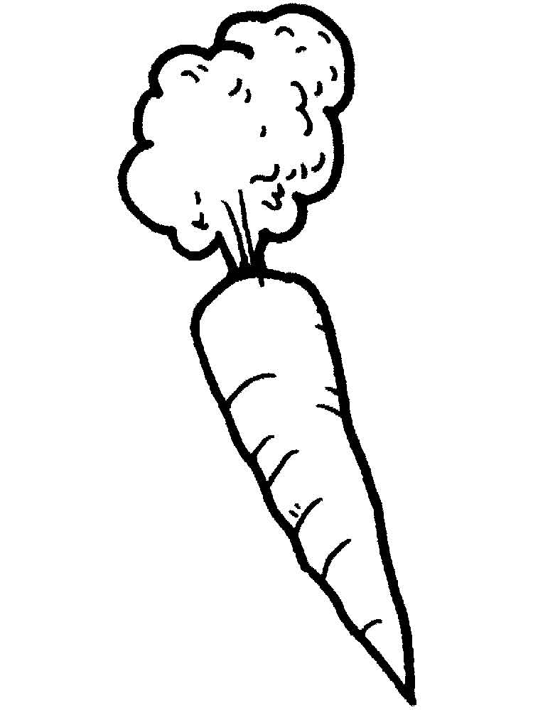 750x1000 Carrot Coloring Pages. Download And Print Carrot Coloring Pages