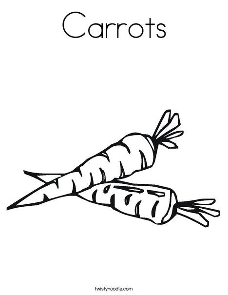 468x605 Carrots Coloring Page Coloring Pages For Kids