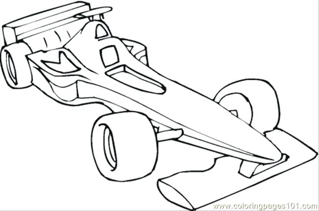 650x430 Formula 1 Race Car Colouring Pages One Coloring Page Free Cars Uno