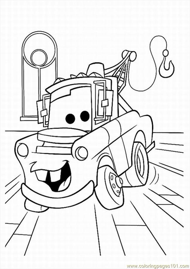 650x919 Cars (1) Coloring Page