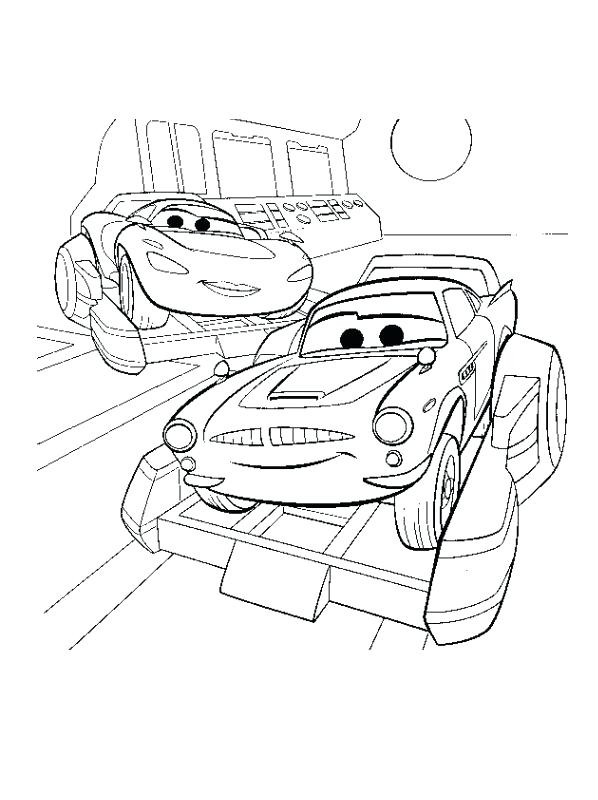 598x800 Cars 2 Coloring Car Coloring Games Coloring Pages Cars Medium Size