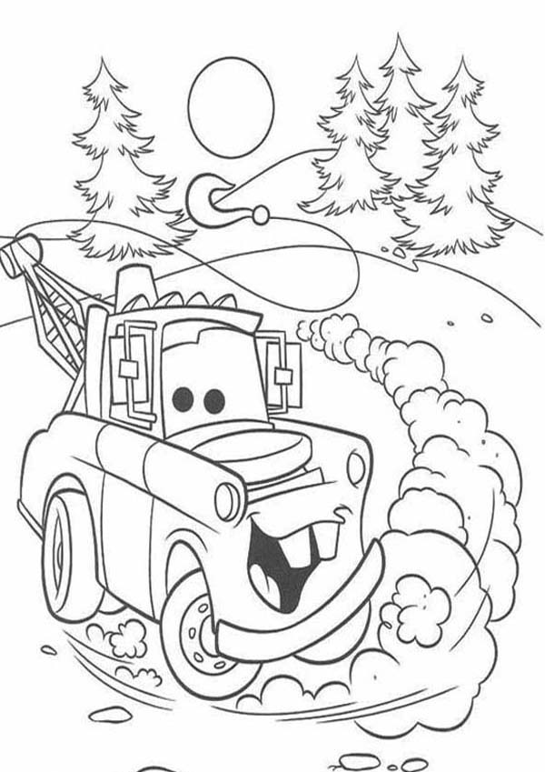 600x849 Ivan From Disney Cars 2 Coloring Page